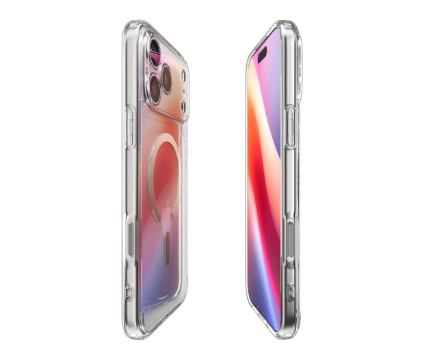 SPIGEN Ultra Hybrid Mag Magsafe do Iphone 17 Pro Clear/Gold 8800283314809 - 1359912 - zdjęcie 5
